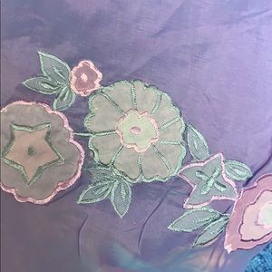 Bella 86 x 92” embroidered sheer bedcover❣️